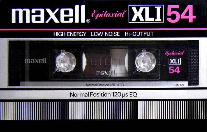 Compact Cassette Maxell XLI 54 Type I Normal 1982 Japan