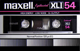 Compact Cassette Maxell XLI 54 Type I Normal 1982 Japan