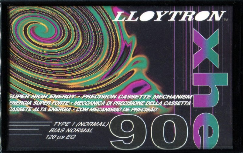 Compact Cassette Lloytron XHE 90 Type I Normal 1992 Europe