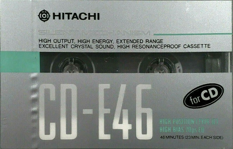 Compact Cassette: Maxell / Hitachi Hitachi - CD-E 46