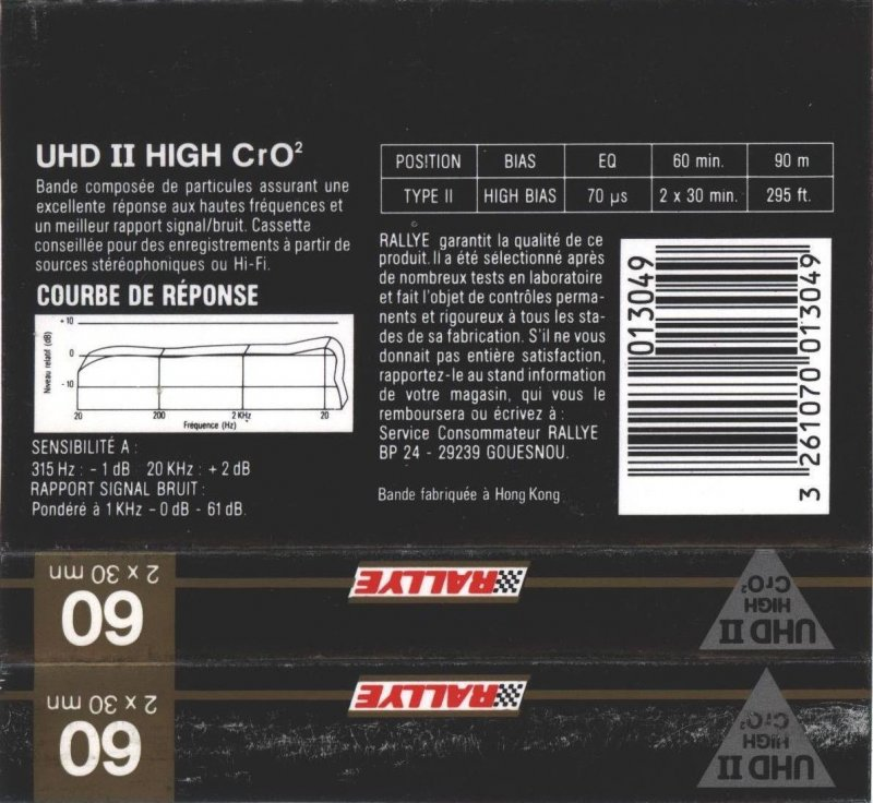 Compact Cassette: Unknown Rallye -  60