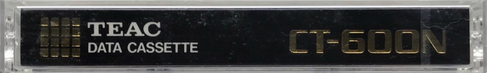 Compact Cassette Teac CT "CT-600N" Computer Cassette 1981 Worldwide