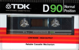 Compact Cassette TDK D 90 Type I Normal 1982 Japan