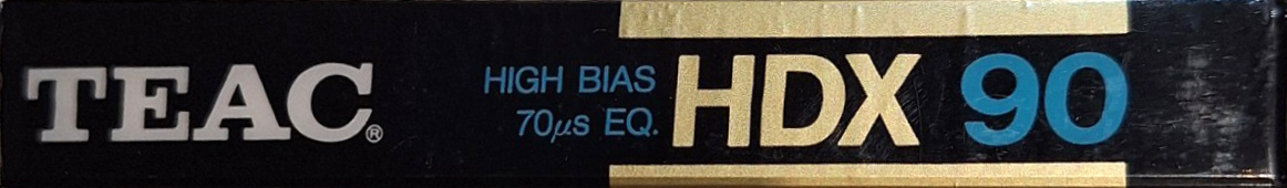 Compact Cassette Teac HDX 90 Type II Chrome 1989 Europe