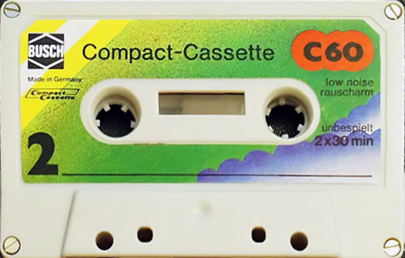 Compact Cassette Busch 60 Type I Normal Germany