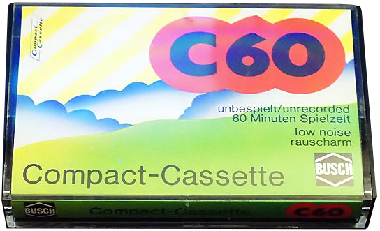 Compact Cassette Busch 60 Type I Normal Germany