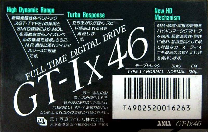 Compact Cassette: FUJI AXIA - GT-Ix 46