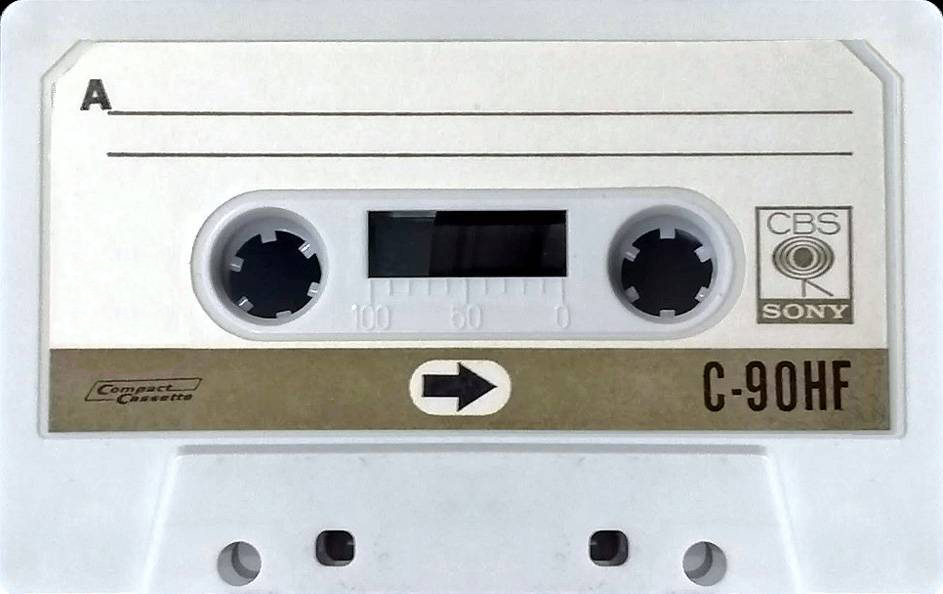 Compact Cassette CBS / Sony HF 90 Type I Normal 1972 Japan