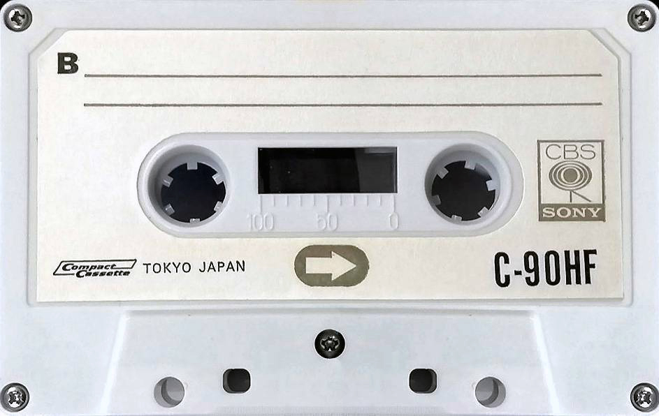 Compact Cassette CBS / Sony HF 90 Type I Normal 1972 Japan
