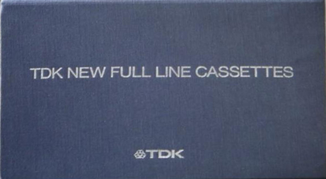 Promo TDK 90 "TDK New Full Line Cassettes" 1982 Worldwide