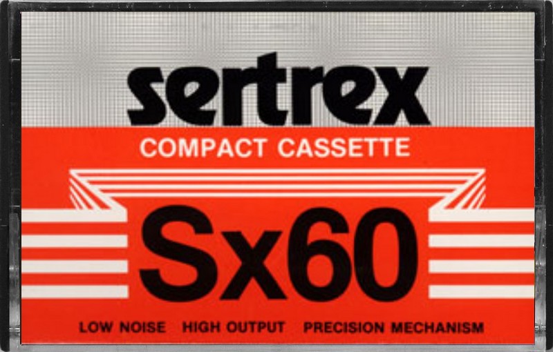 Compact Cassette sertrex SX 60 Type I Normal Hungary