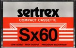 Compact Cassette sertrex SX 60 Type I Normal Hungary