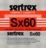 Compact Cassette sertrex SX 60 Type I Normal Hungary