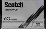 Compact Cassette Scotch Dynarange 60 Type I Normal 1980 USA