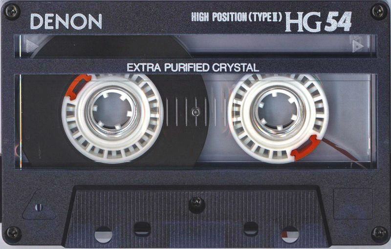 Compact Cassette Denon HG 54 Type II Chrome 1990 Japan