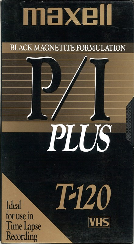 VHS, Video Home System: Maxell / Hitachi Maxell - P/I Plus 120