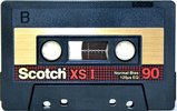Compact Cassette Scotch XS I 90 "34-716-9014-0" Type I Normal 1982 Worldwide