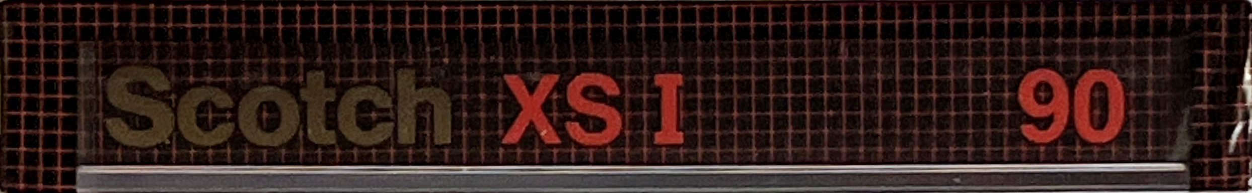 Compact Cassette Scotch XS I 90 "34-716-9014-0" Type I Normal 1982 Worldwide