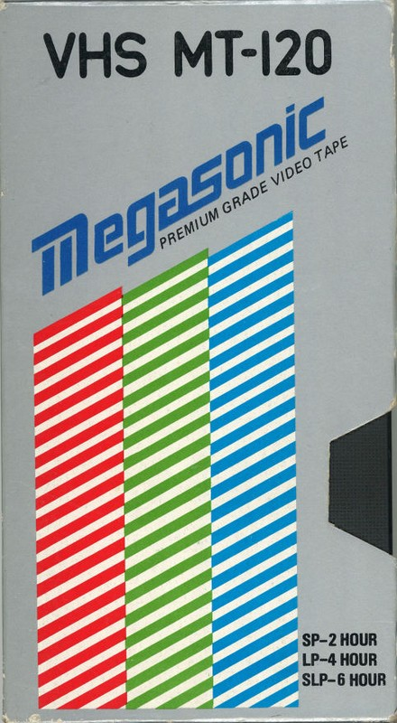 VHS, Video Home System Megasonic 120 "VHS MT-120" Type I Normal 1985 Europe