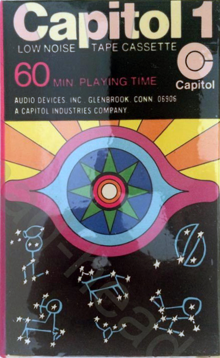 Compact Cassette Capitol 1 Psychedelic Sky 60 Type I Normal 1970 USA