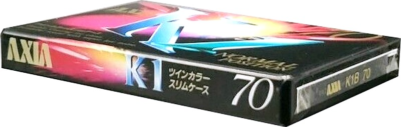 Compact Cassette AXIA K1 70 "K1B 70" Type I Normal 1995 Japan