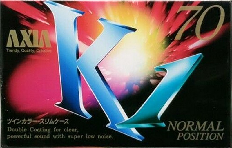 Compact Cassette AXIA K1 70 "K1B 70" Type I Normal 1995 Japan