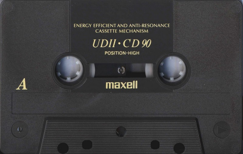Compact Cassette Maxell UDII-CD 90 Type II Chrome 1996 Europe