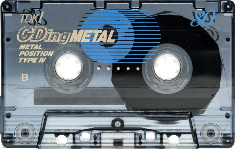 Compact Cassette: TDK  - CDing Metal 80