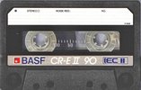 Compact Cassette BASF Chromdioxid Extra II 90 "CR-E II" Type II Chrome 1985 Brazil