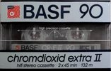 Compact Cassette BASF Chromdioxid Extra II 90 "CR-E II" Type II Chrome 1985 Brazil