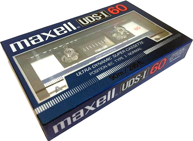 Compact Cassette Maxell UDS 60 Type I Normal 1985 USA
