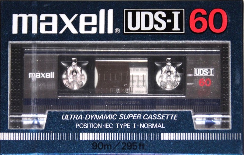 Compact Cassette Maxell UDS 60 Type I Normal 1985 USA