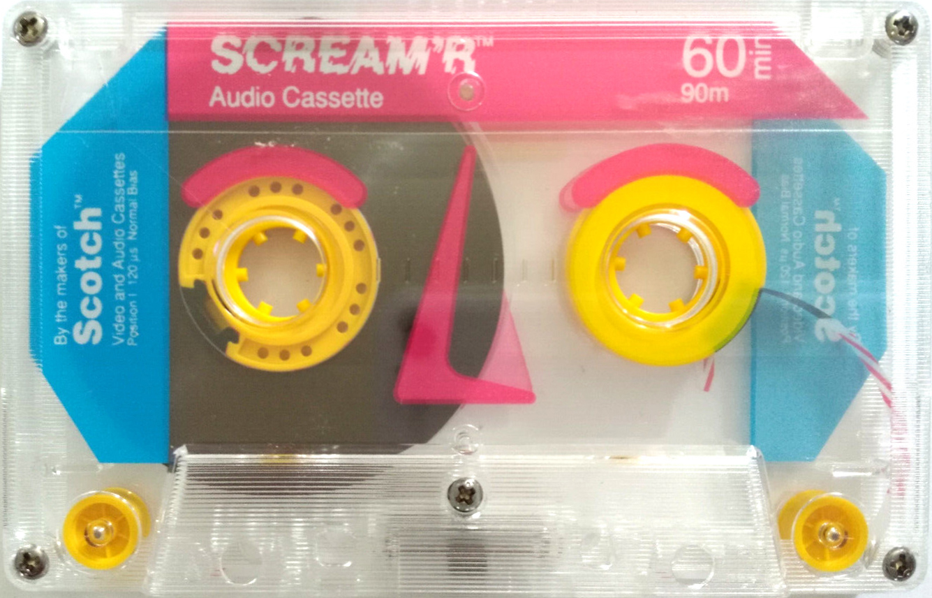 Compact Cassette Scotch Scream`R 60 Type I Normal 1990 North America