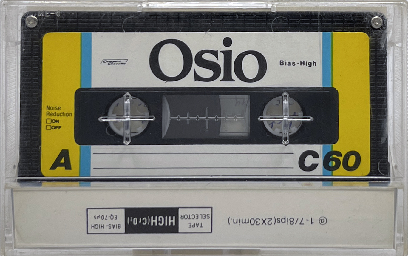 Compact Cassette Osio 60 Type II Chrome Unknown Country