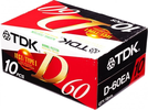 Compact Cassette TDK D 60 "D-60EA" Type I Normal 1995 Europe