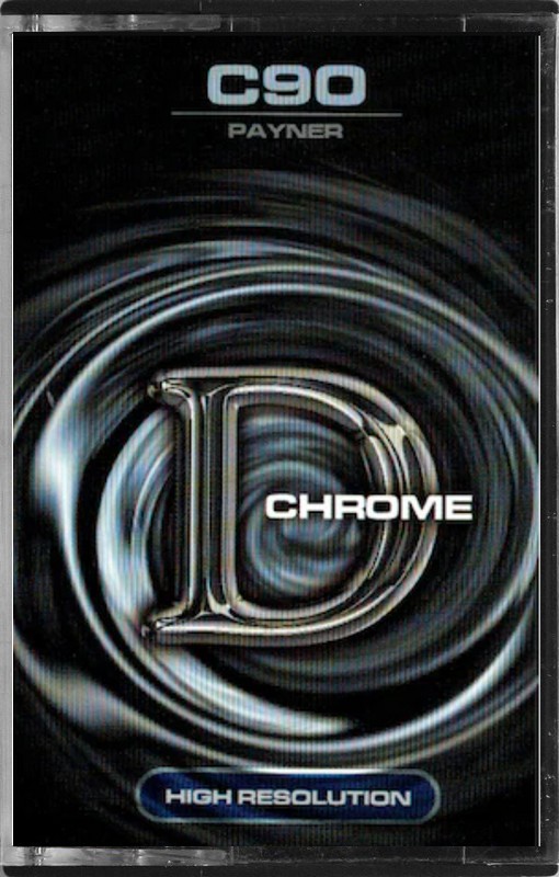 Compact Cassette Payner 90 "D Chrome" Type II Chrome Bulgaria