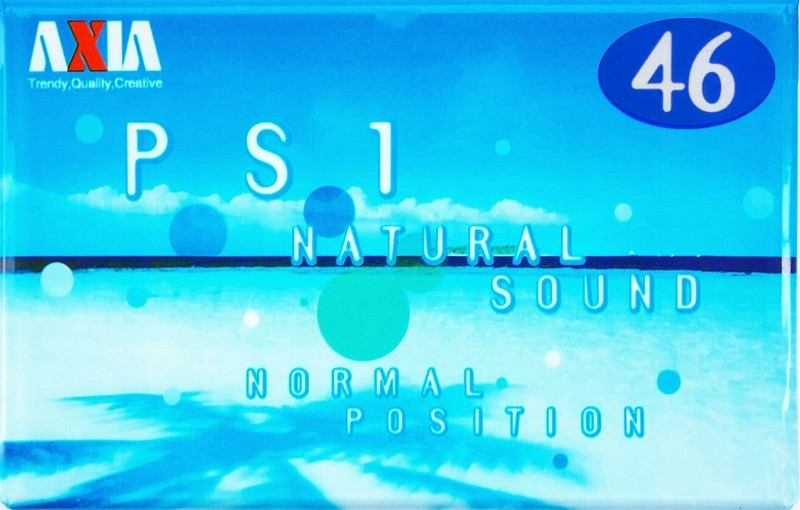 Compact Cassette AXIA PS-I / PS-1 46 "PS1L 46" Type I Normal 2000 Japan