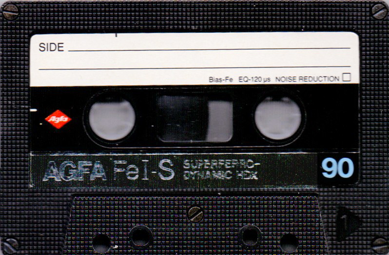 Compact Cassette AGFA Superferro HDX 90 "Fe I-S" Type I Normal 1982 Europe