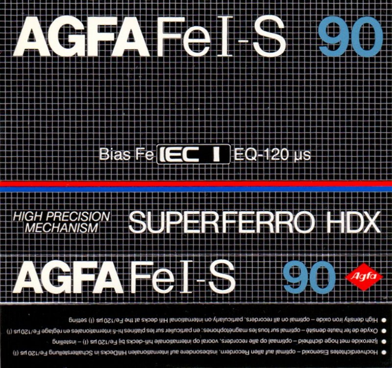 Compact Cassette: AGFA  - Superferro HDX 90