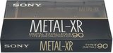Compact Cassette Sony Metal-XR 90 "MTL-XR90" Type IV Metal 1989 Japan