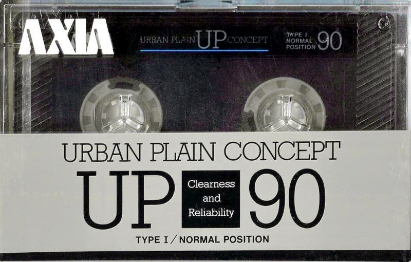 Compact Cassette AXIA UP 90 "UP 90" Type I Normal 1988 Japan