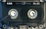 Compact Cassette AXIA UP 90 "UP 90" Type I Normal 1988 Japan