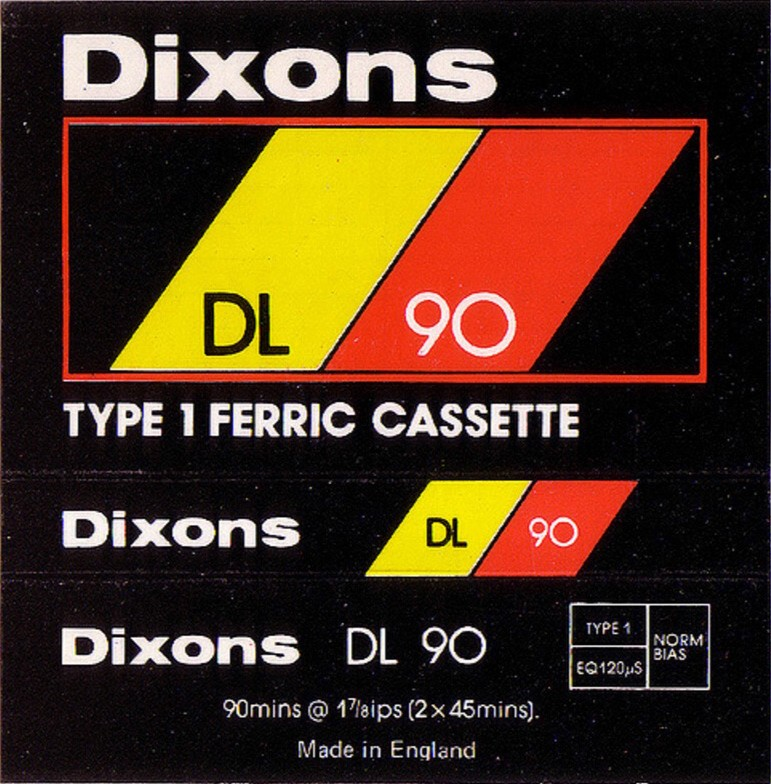 Compact Cassette:  Dixons - DL 90