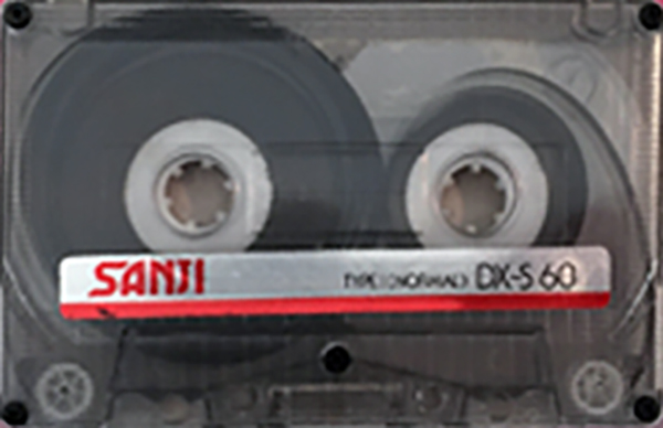 Compact Cassette Sanji DX-S 60 Type I Normal 1990 Japan