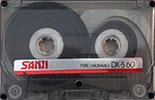 Compact Cassette Sanji DX-S 60 Type I Normal 1990 Japan