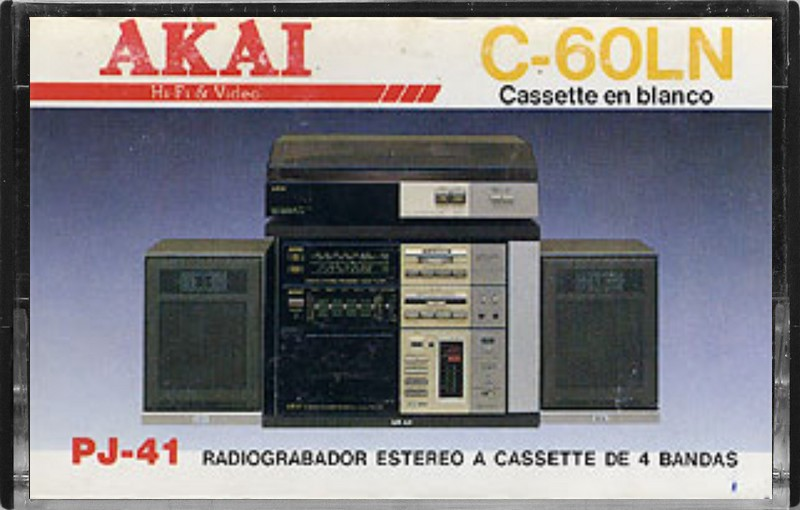 Compact Cassette Akai LN 60 "PJ-41" Type I Normal Brazil