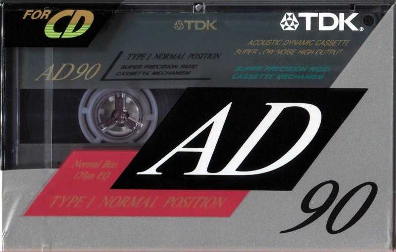 Compact Cassette: TDK  - AD 90