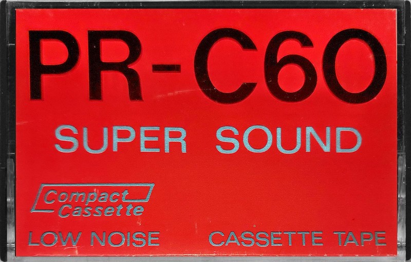 Compact Cassette Super Sound 60 "PR-C60" Type I Normal Unknown Country
