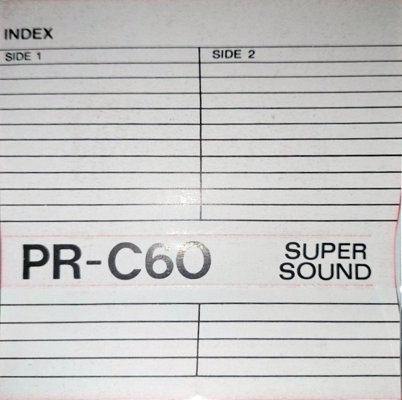 Compact Cassette Super Sound 60 "PR-C60" Type I Normal Unknown Country