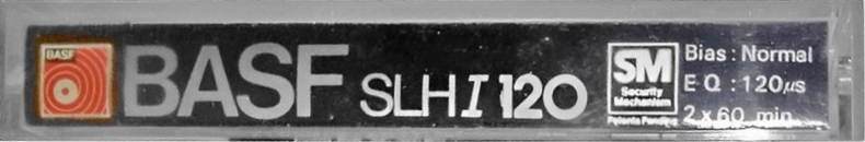 Compact Cassette BASF Super LH I 120 "SLHI" Type I Normal 1978 Japan